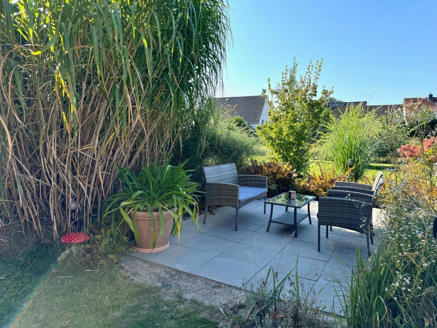Ferien-Whg Stuenkel Nahe Steinhuder Meer Mit Garten Und Balkon Bagian luar foto