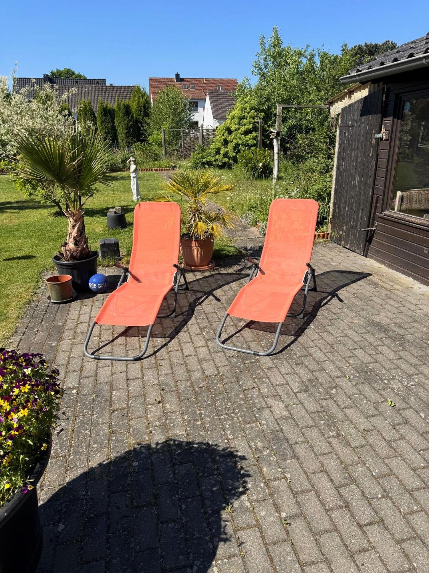 Ferien-Whg Stuenkel Nahe Steinhuder Meer Mit Garten Und Balkon Bagian luar foto