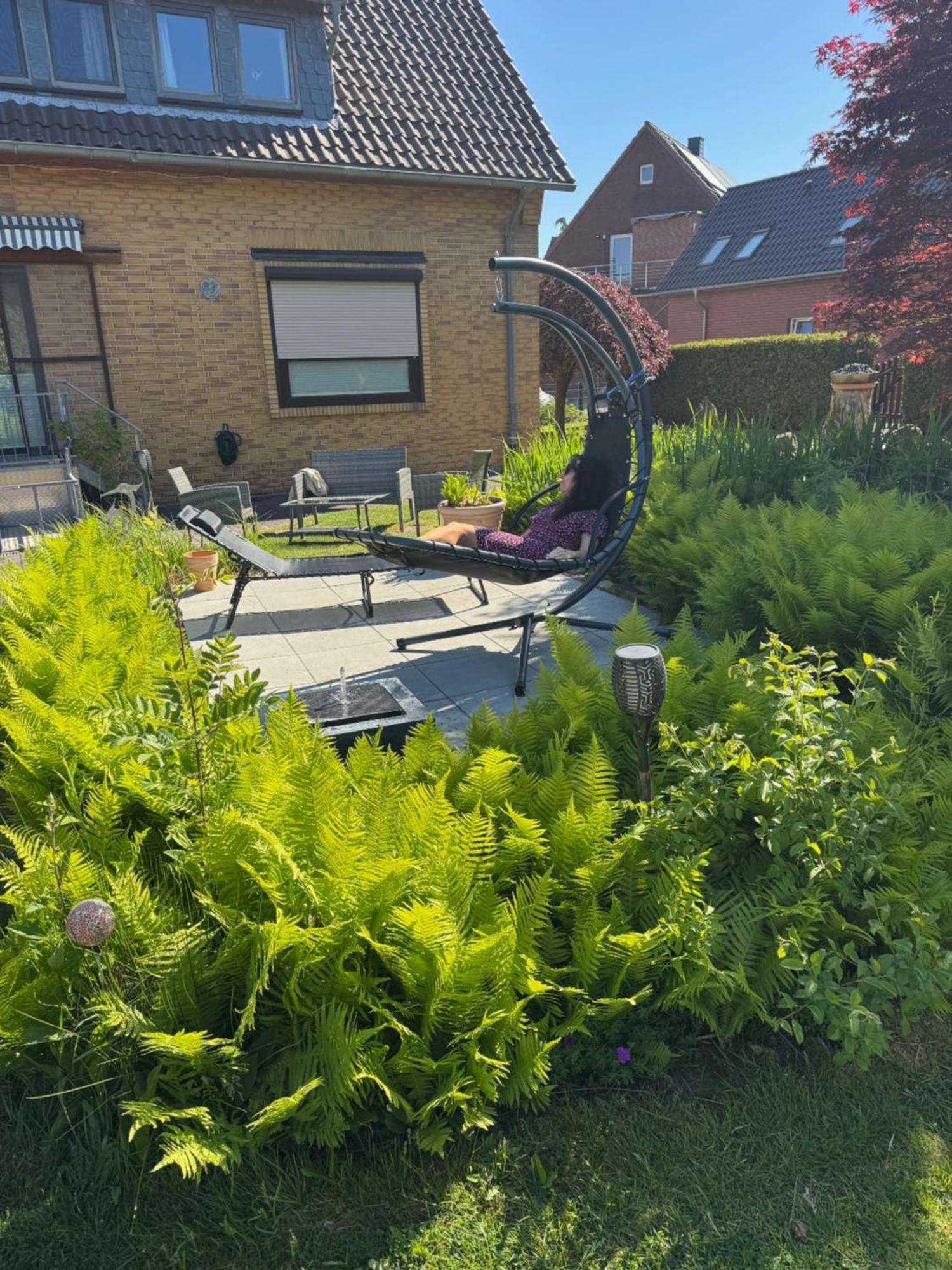 Ferien-Whg Stuenkel Nahe Steinhuder Meer Mit Garten Und Balkon Bagian luar foto